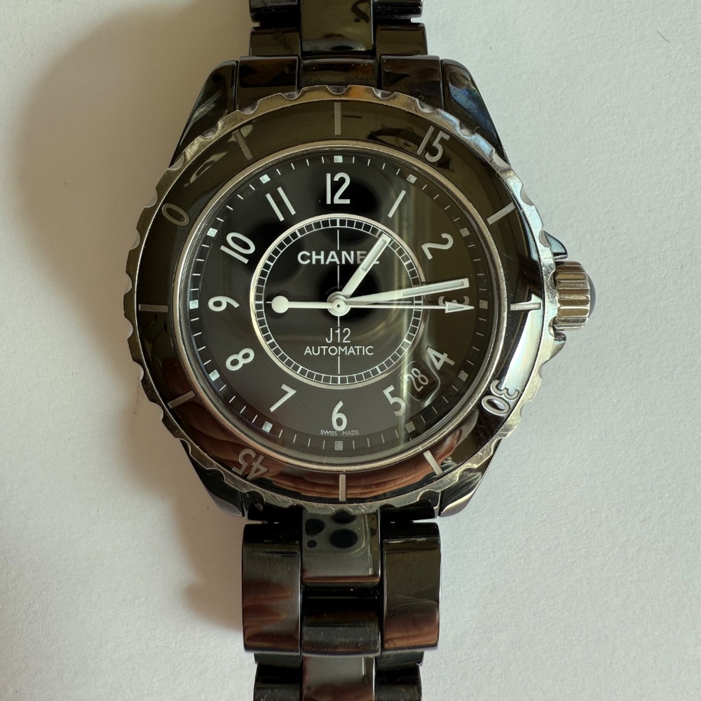 Chanel J12 black ceramic and steel 33mm
